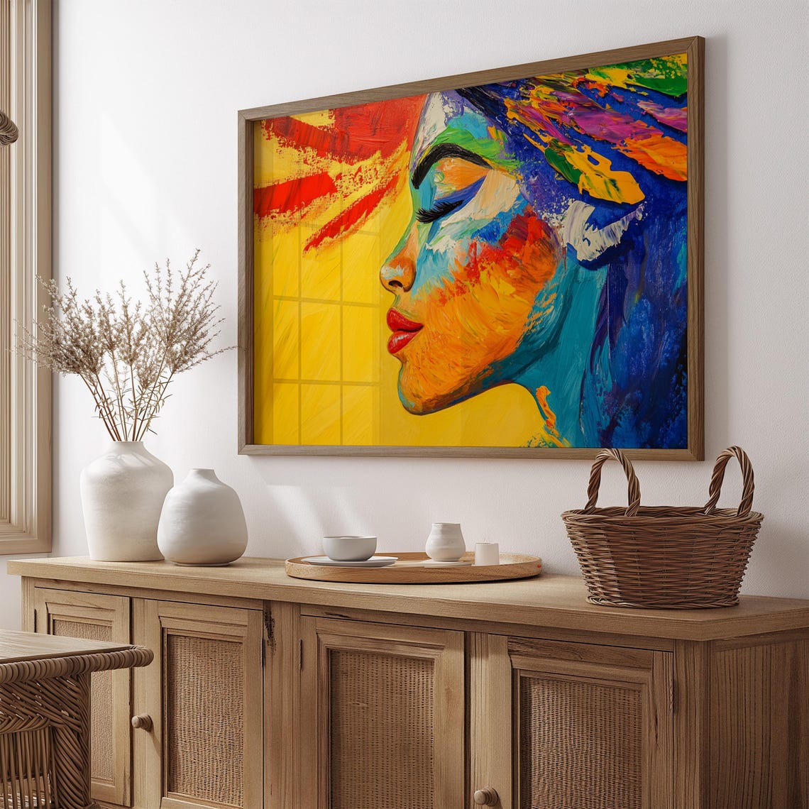 Mexican Wall Art Print, Gift For Her