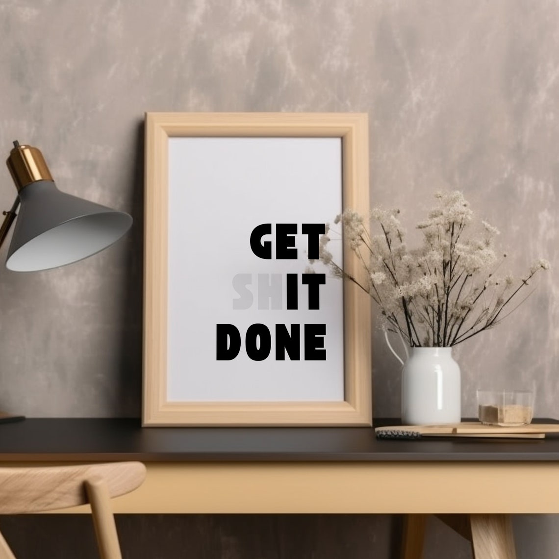 Get Shit Done CEO of Your Life Motivational Office Poster Set of 2 - Image 6