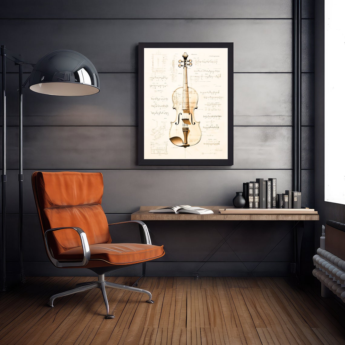 Vintage Violin Poster Retro Music Decor Jazz Music Poster Vintage Music Inspire Music Poster Classic Music Poster - Image 4