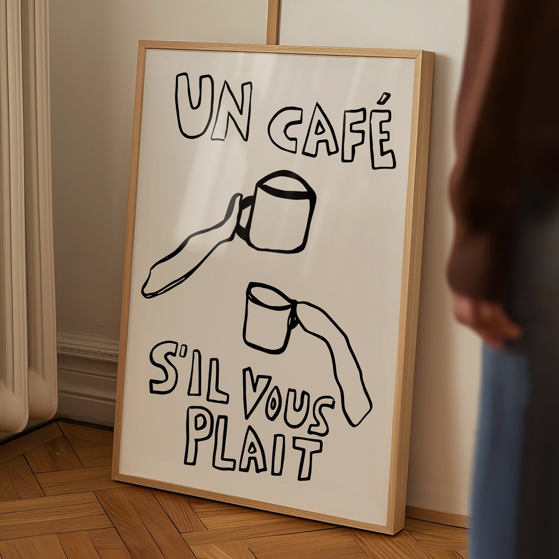 Un Caf Minimalist French Coffee Kitchen Decor - Image 4