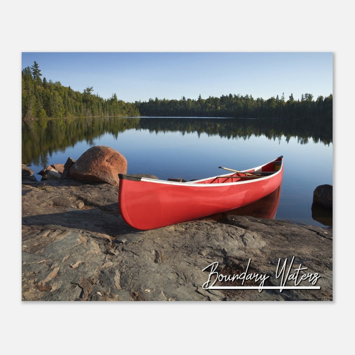 Boundary Waters Canoe Area Print Minnesota Wilderness Travel Photo