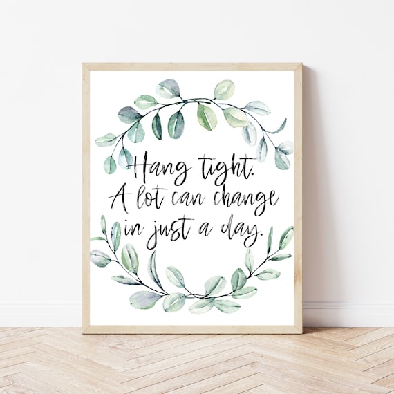 Mental Health Gifts For Women Dont Give Up Print Typography Wall Art Motivational Decor Encouraging Signs