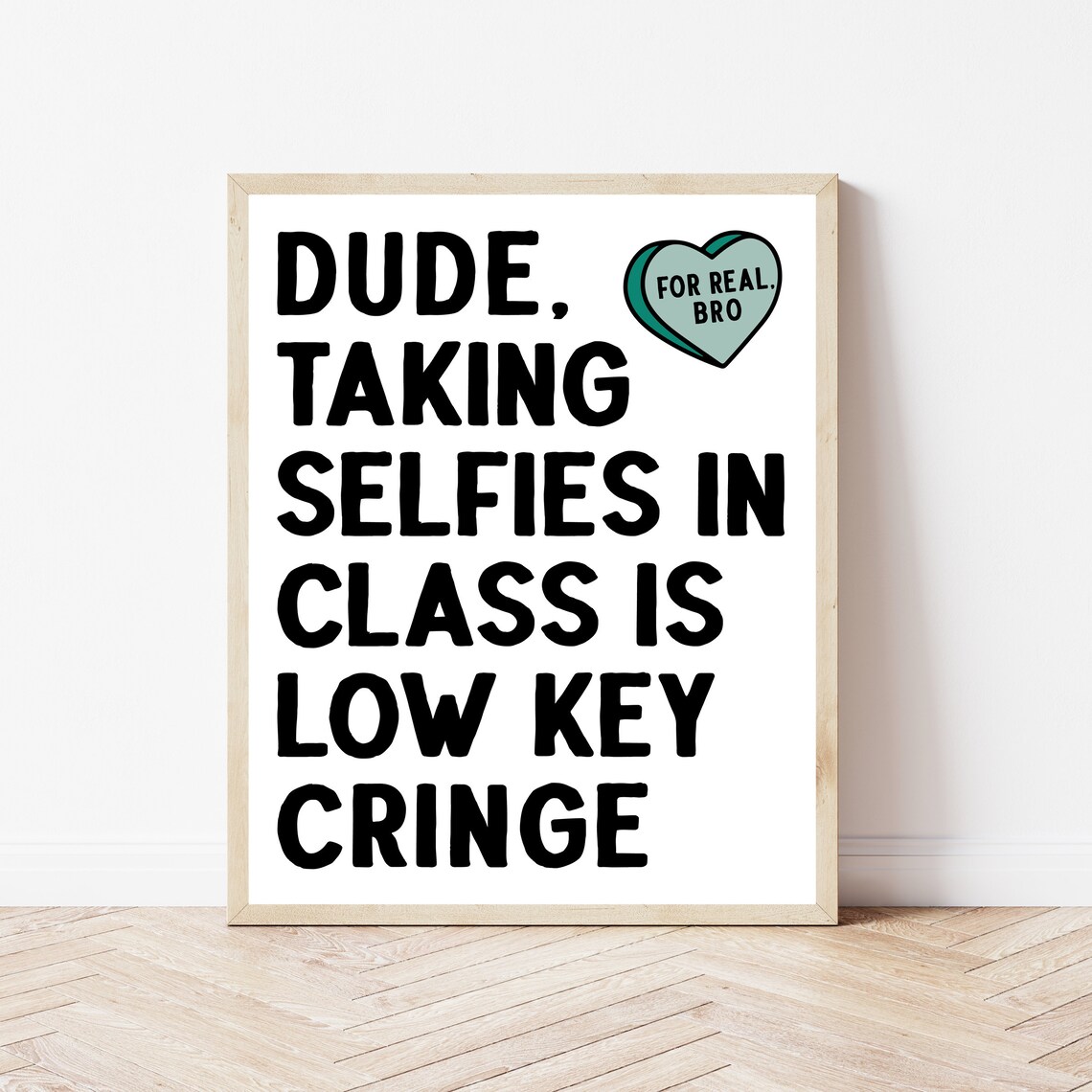Funny High School Classroom Decor Retro STEM Poster