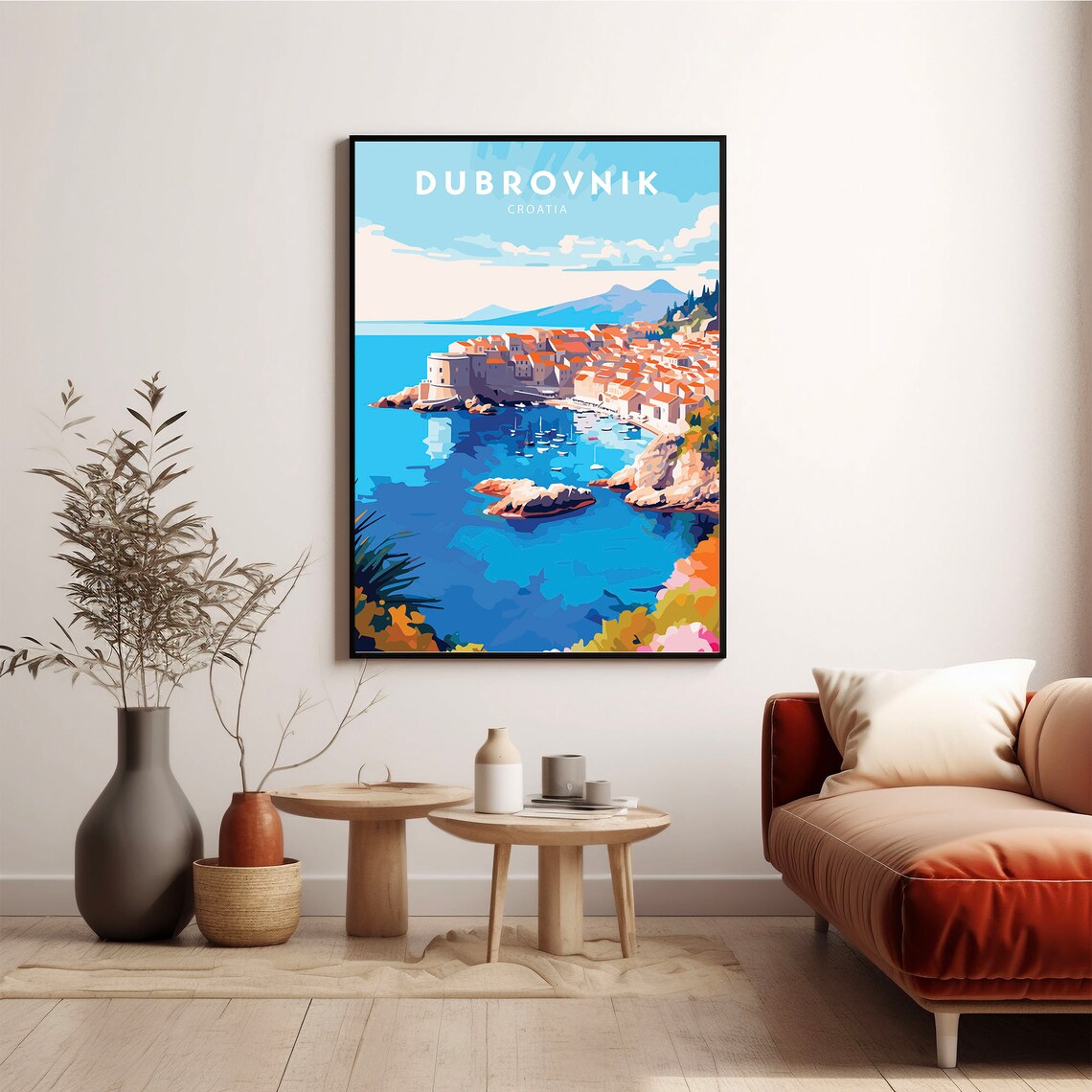 Dubrovnik Croatia Gift Travel Poster - Image 3