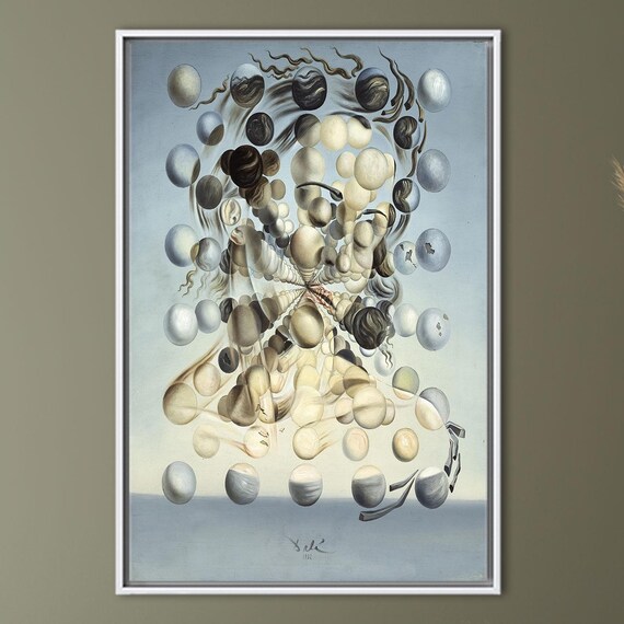 Salvador Dali Galatea of the Spheres Surrealist Masterpiece Poster