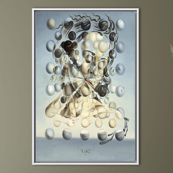 Surreal Poster Famous Personalized Gift For Him Salvador Dali Canvas Print Abstract Large Wall Decor