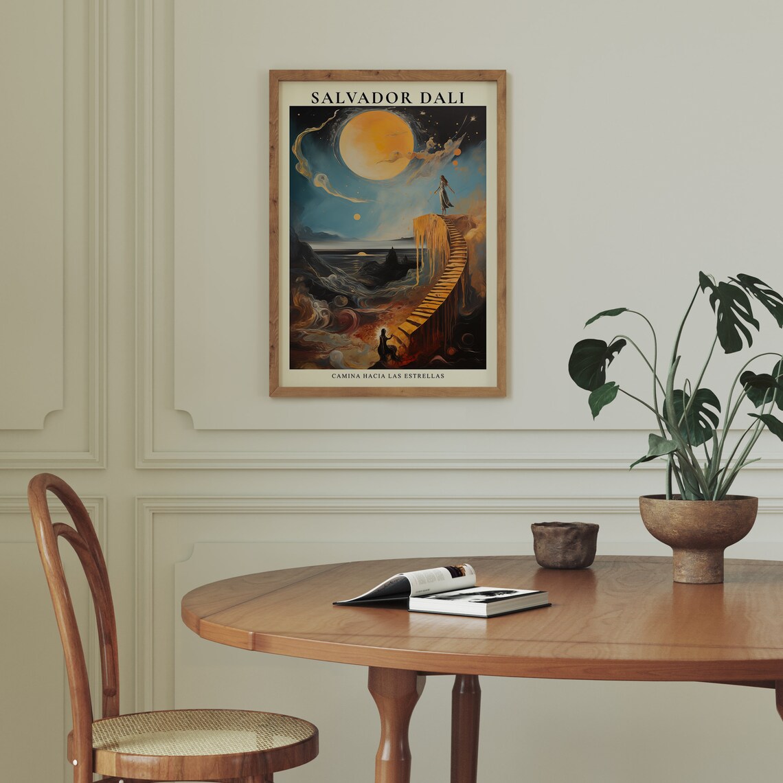 Salvador Dali Walk To The Stars Art Print - Image 2