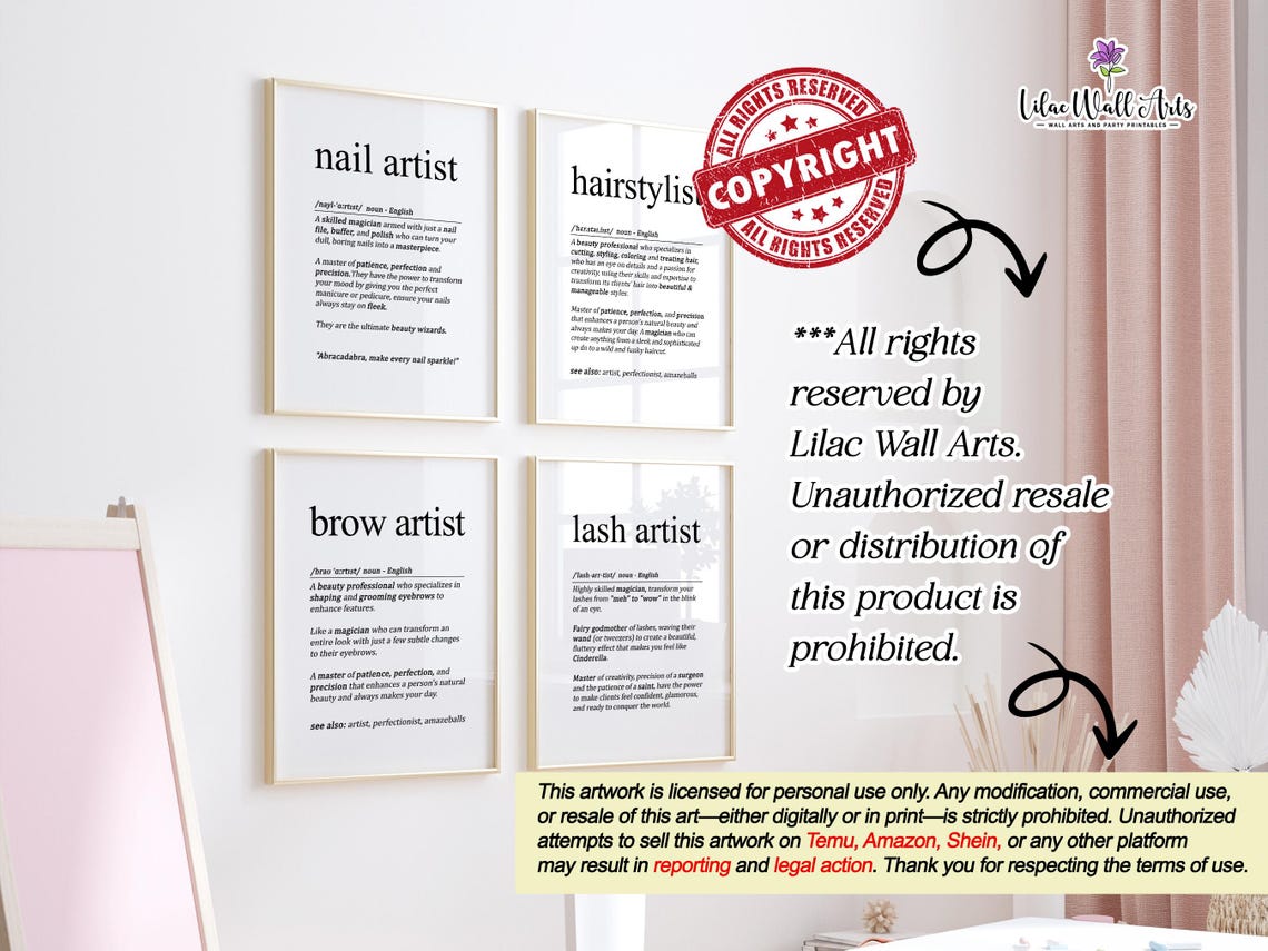 Aesthetic Poster Beauty Salon Poster Beauty Salon Salon Sign Lash Tech Gifts Beauty Parlor Hair Salon Wall Art Hairstylist Nail Prints - Image 5
