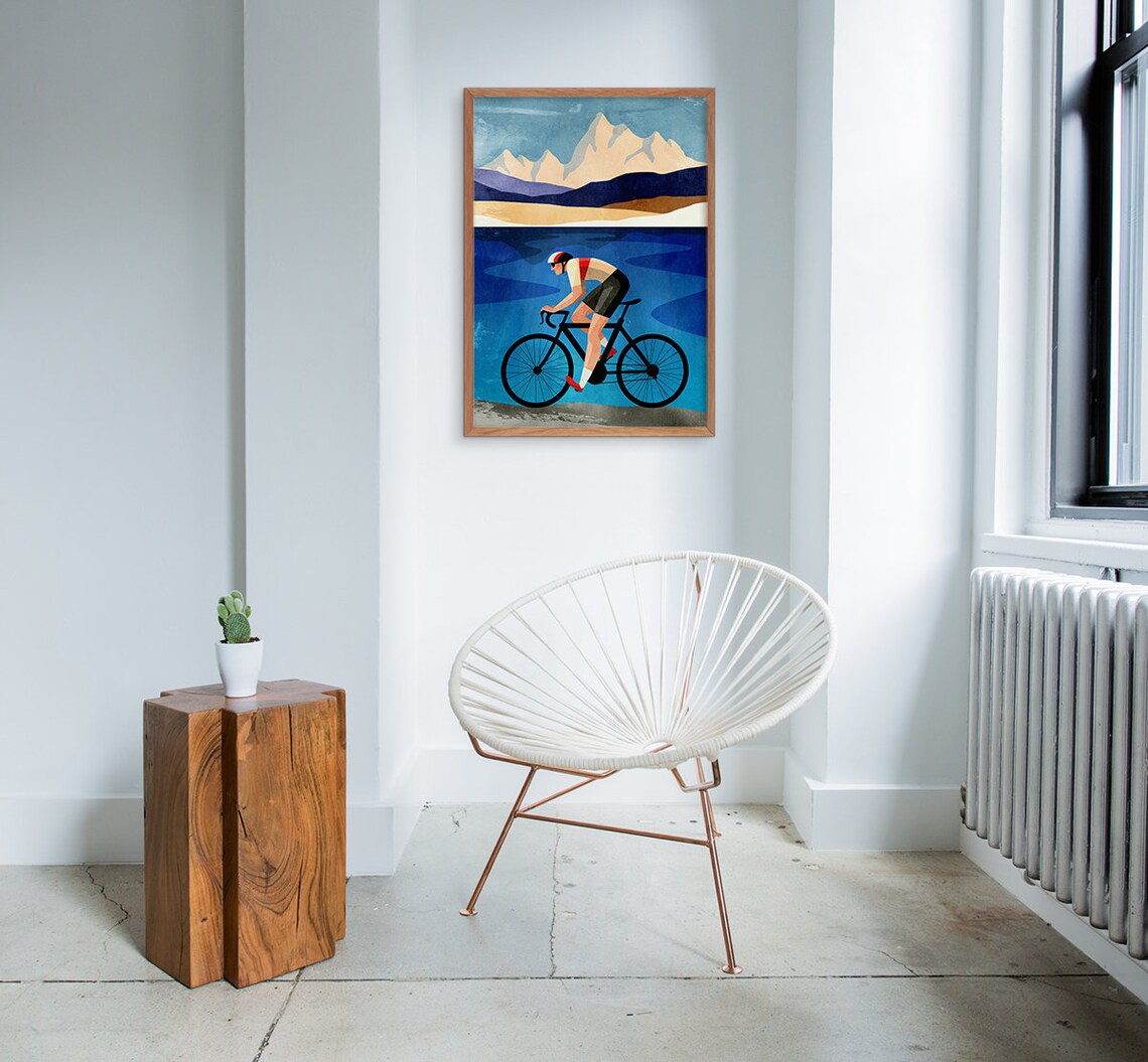 Cycling Art Print for Living Room or Office - Image 4