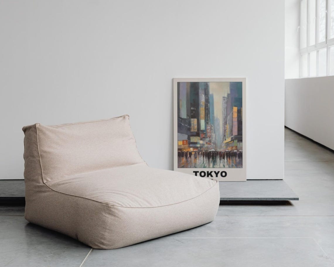 Tokyo Travel Poster, Japanese City Painting - Image 3