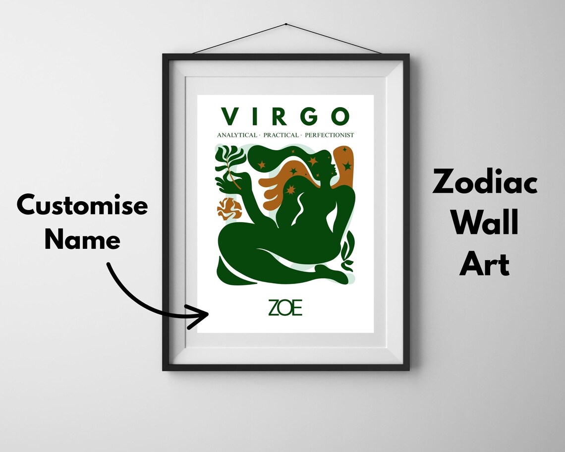 Custom Zodiac Star Sign Print, Astrology Gift - Image 3