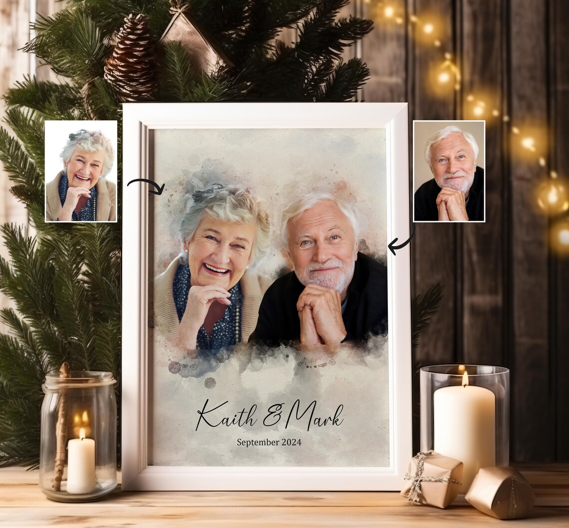 Custom Memorial Painting Gift, Personalized Art Print - Image 3