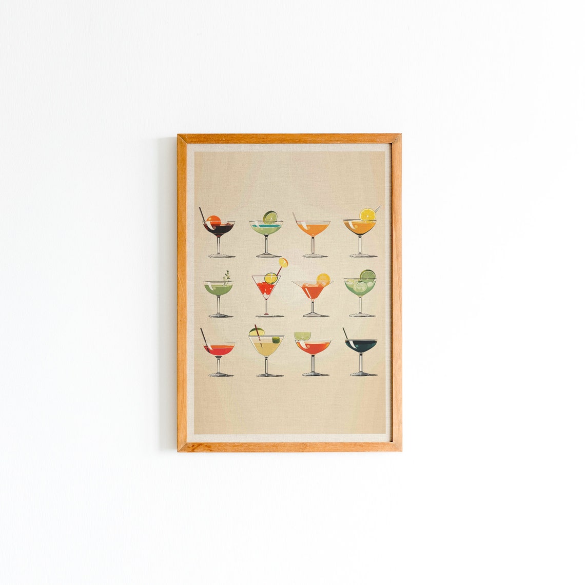 Cocktail Art Prints, Elegant Wall Decor - Image 2