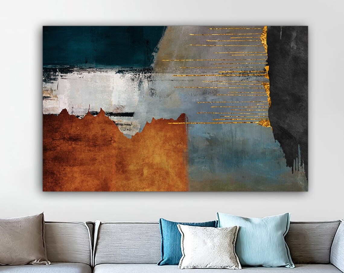 Abstract Painting, Scandinavian Style Wall Art