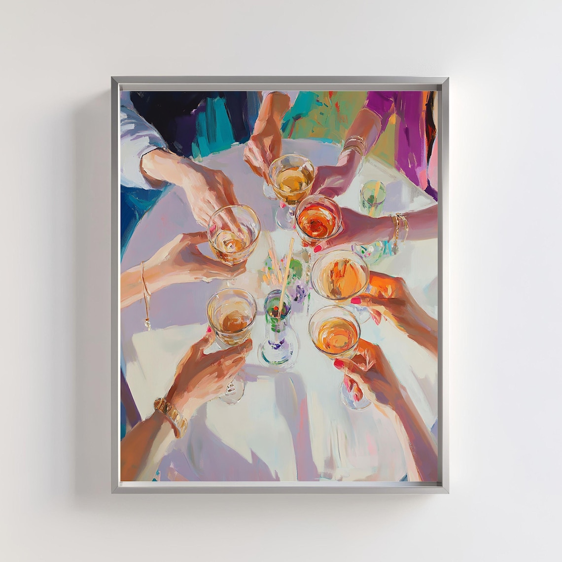 Cheers Celebration Cocktail Party Art Print