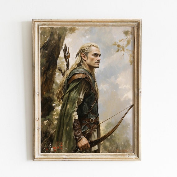 Elves, LOTR-Inspired Fantasy Art Print
