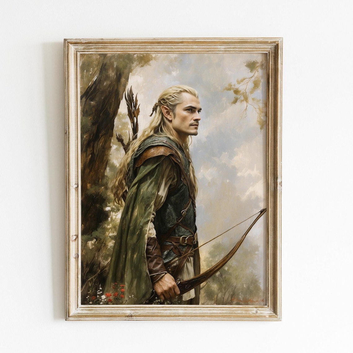Elves, LOTR-Inspired Fantasy Art Print