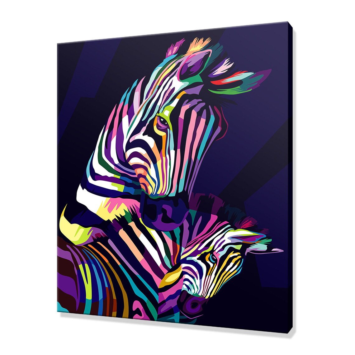 Zebras Wall Art Print, Wildlife Home Decor Poster
