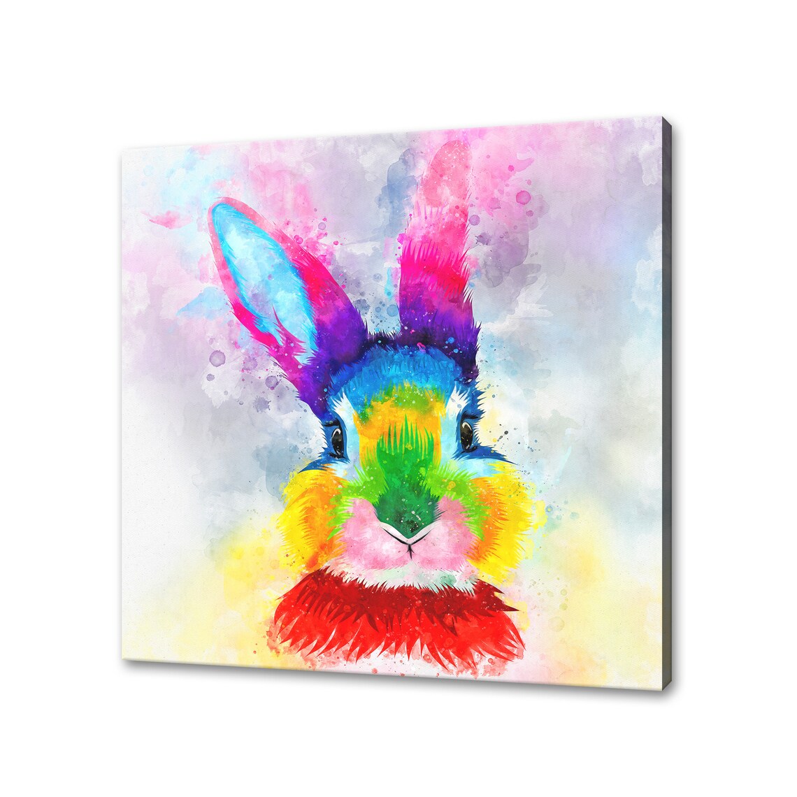 Bunny Rabbit Art Print, Customised Gift Decor