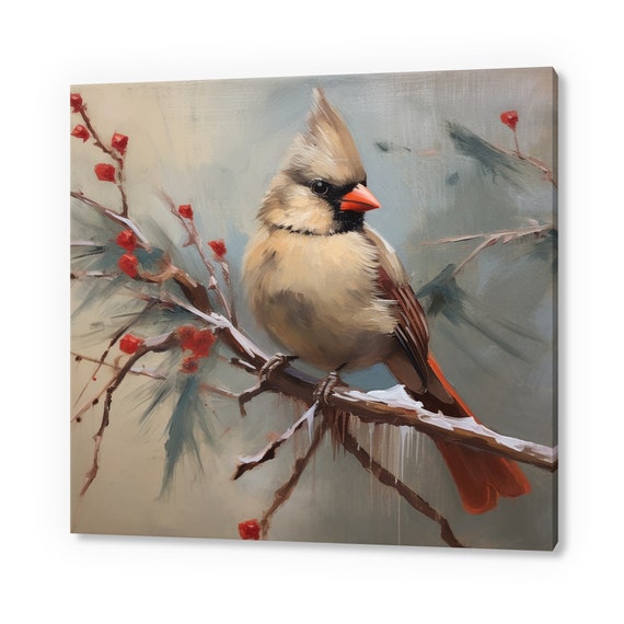 Cute Tit Print Birds Wall Art Bird Lover Gift Nature Wall Hanging Avian Wall Decor Handmade Bird Art Fast Turnaround