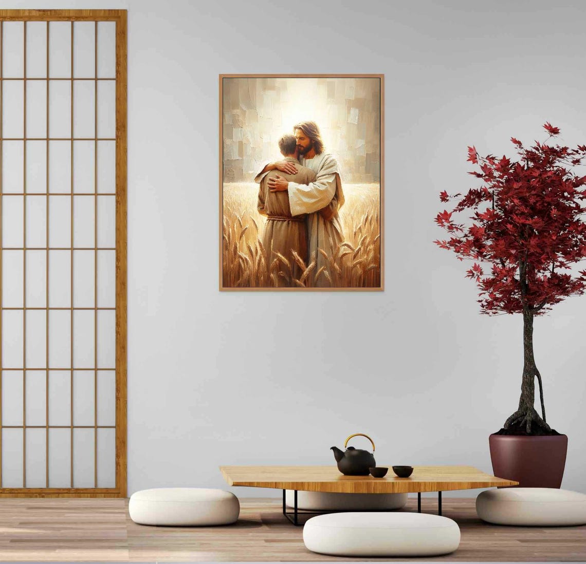 Field Of Faith Christian Wall Art, Jesus Art Print - Image 5