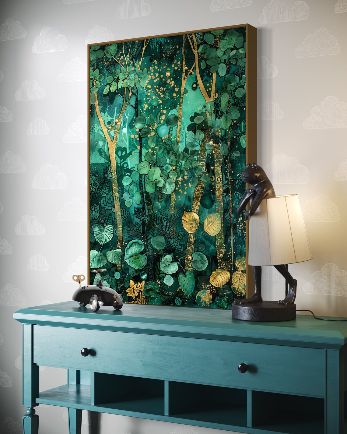 Enchanted Grove Forest Art Print, Coquette Decor - Image 4