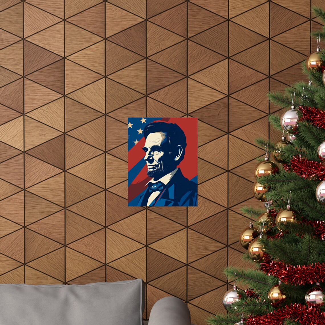 Abraham Lincoln Campaign Poster, Birthday Gift - Image 4