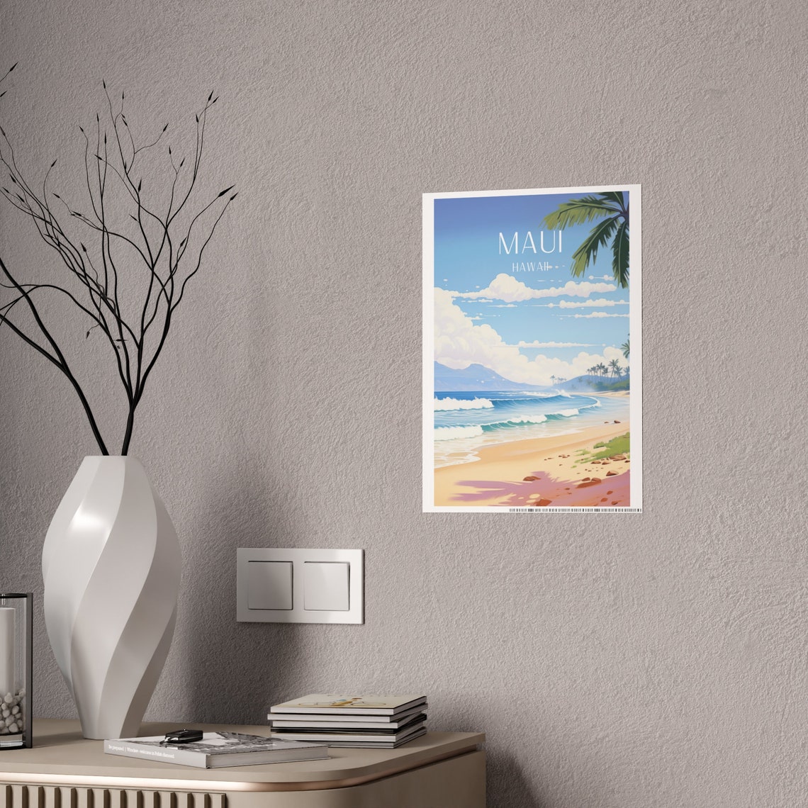 Maui Poster, Hawaii Beach Travel Poster - Image 4