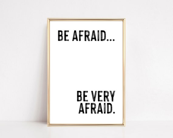 Spooky Decor Funny Halloween Minimalist Art Print