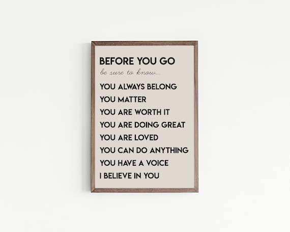 Affirmation Wall Art for Kids, Classroom Decor