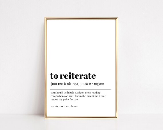 Funny Office Email Definition Print, Office Wall Decor
