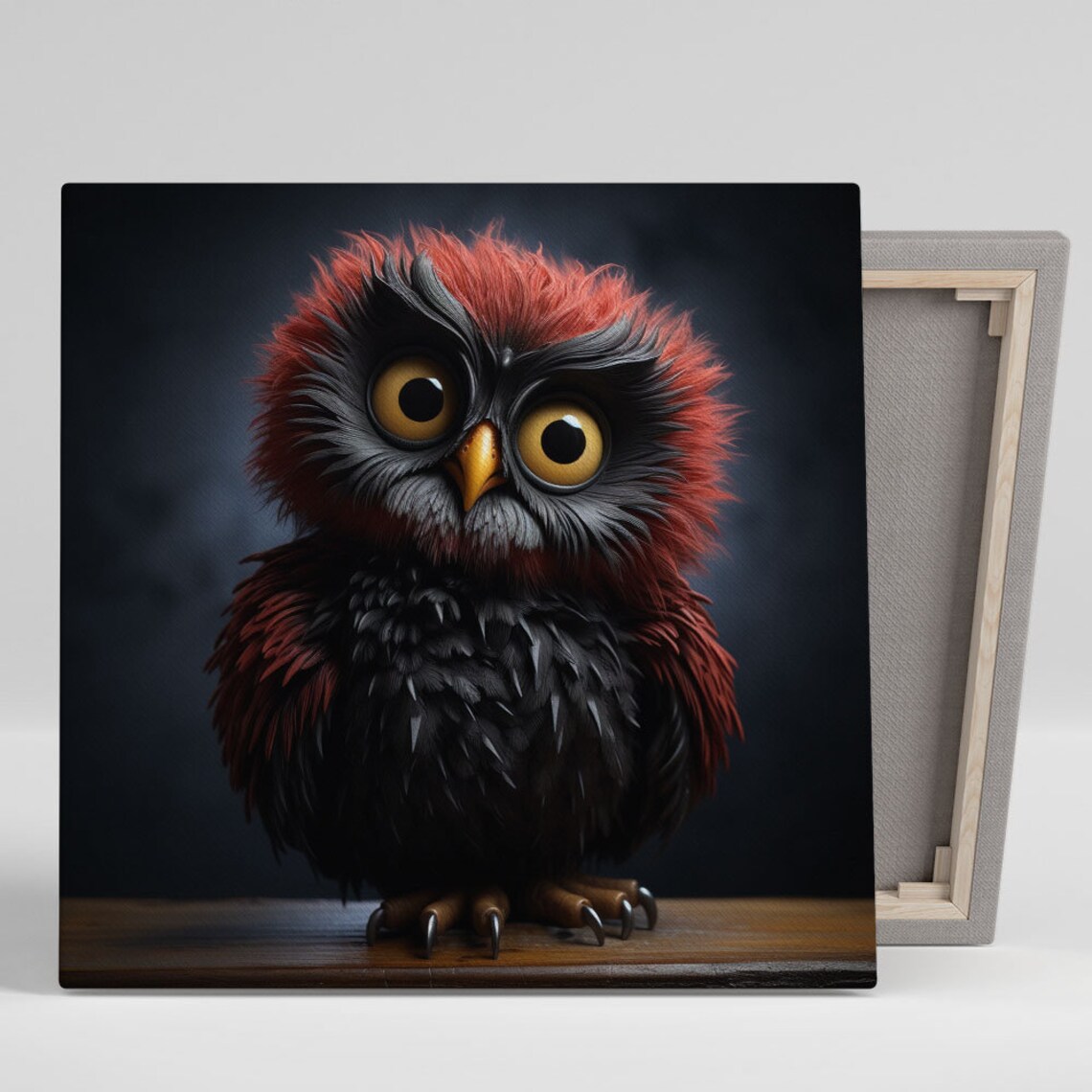 Owl Nursery Wall Art Print, Modern Kids Room Decor