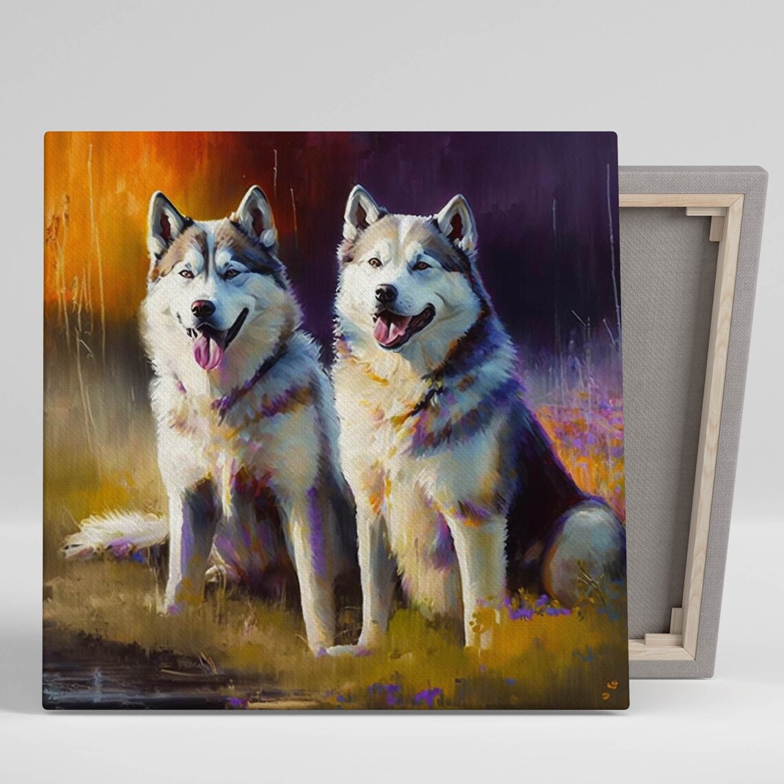 Husky Dog Art Print, Kids Room and Living Room Decor