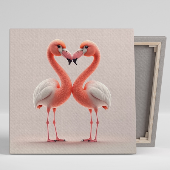 Flamingo Fever, Tropical Animal Theme Art Print
