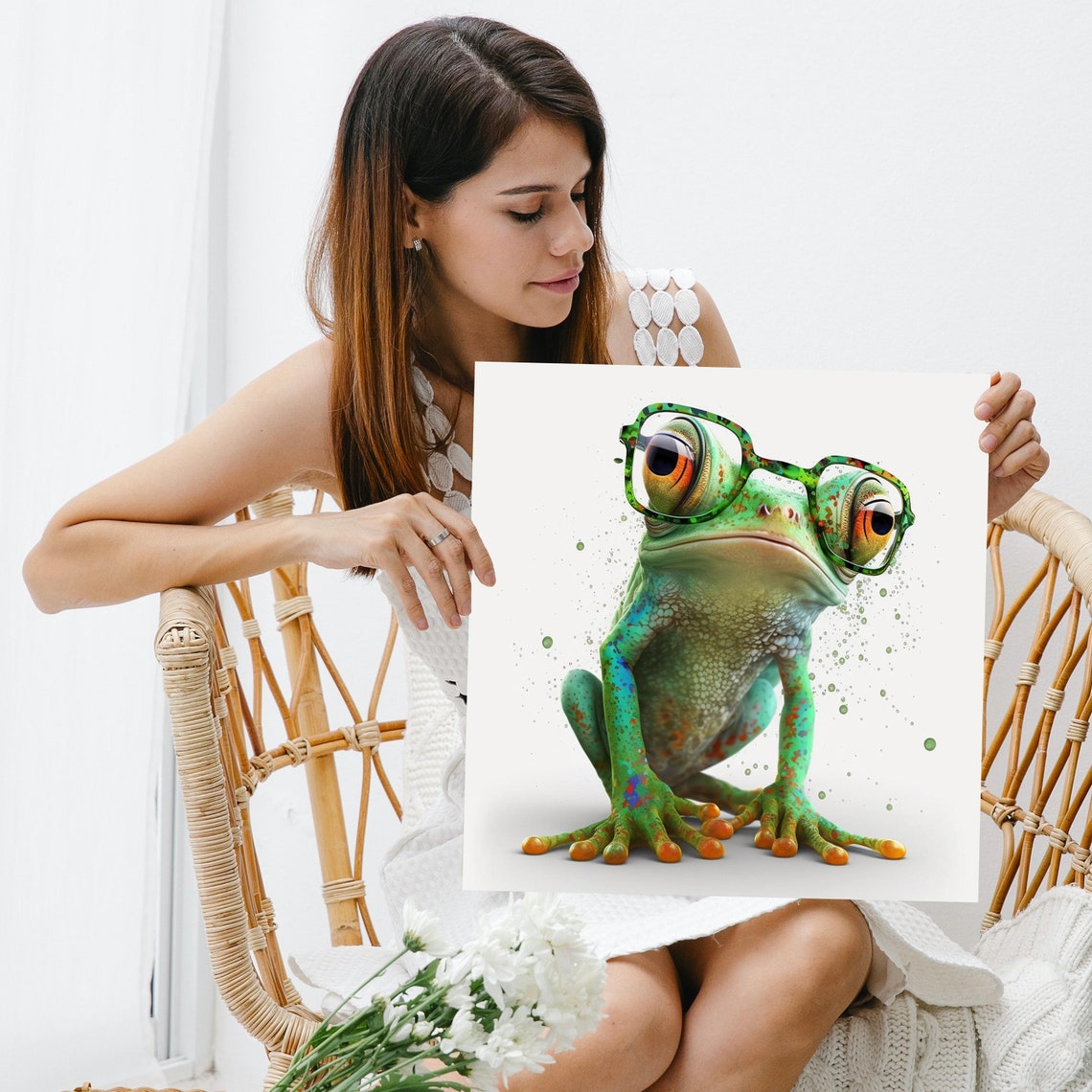 Froggy Abstract Wall Art, Home Decor - Image 3