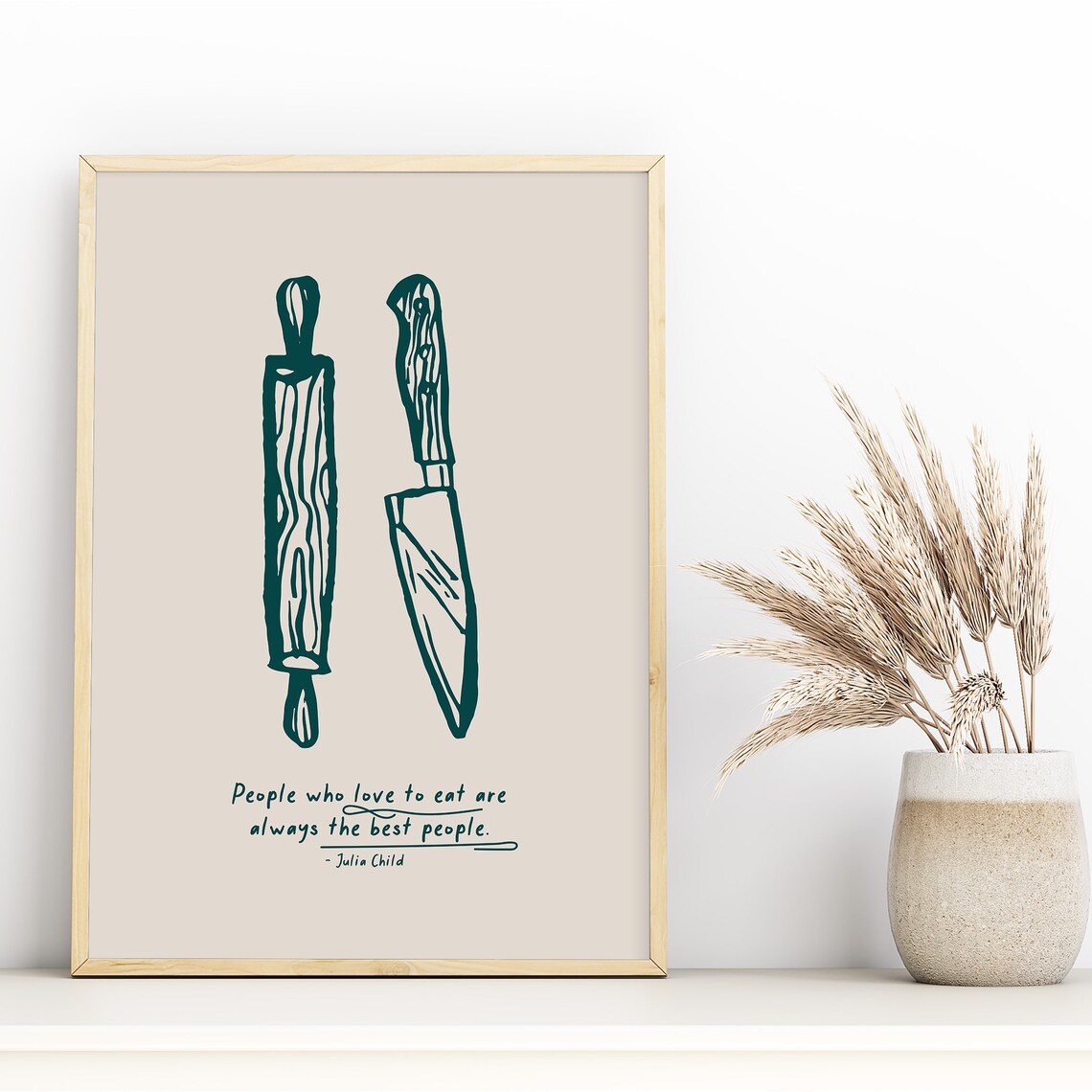 Kitchen Utensils Vintage Food Poster, Kitchen Decor - Image 2