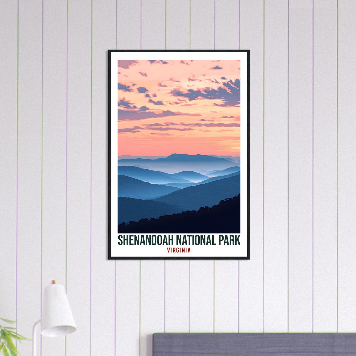 Shenandoah National Park Virginia Usa Travel Print Wall Art Wall Hanging Home Dcor Shenandoah Gift Travel Art Usa Artwork Travel Poster - Image 3