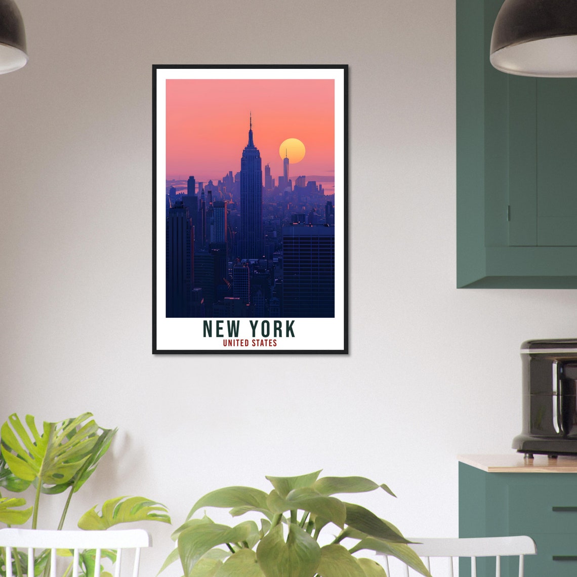 New York City Travel Print United States Home Decoration Usa City Wall Art Gift Wall Hanging Art Lover Nyc Artwork New York Travel Poster - Image 4