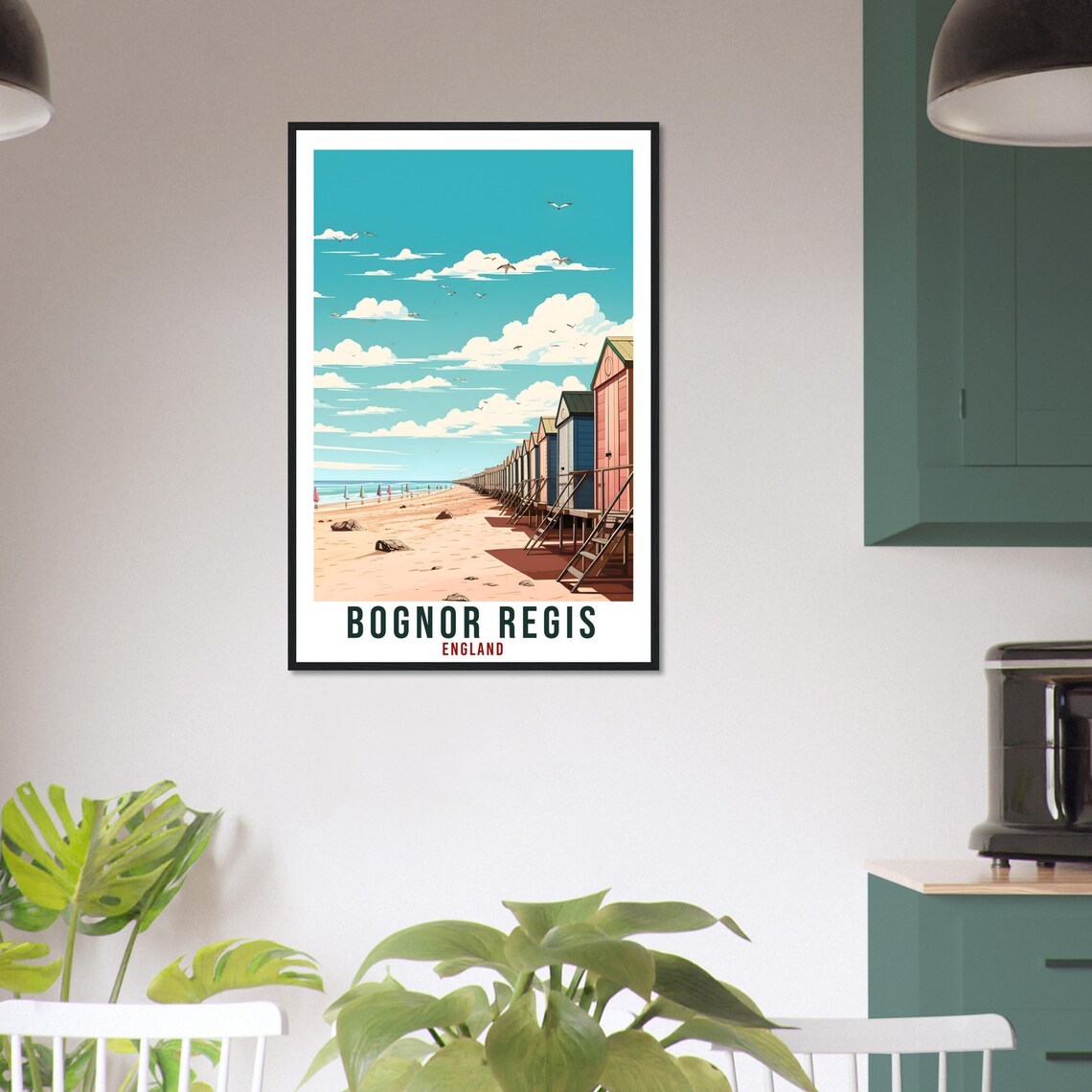 Bognor Regis Beach Travel Poster, England - Image 2