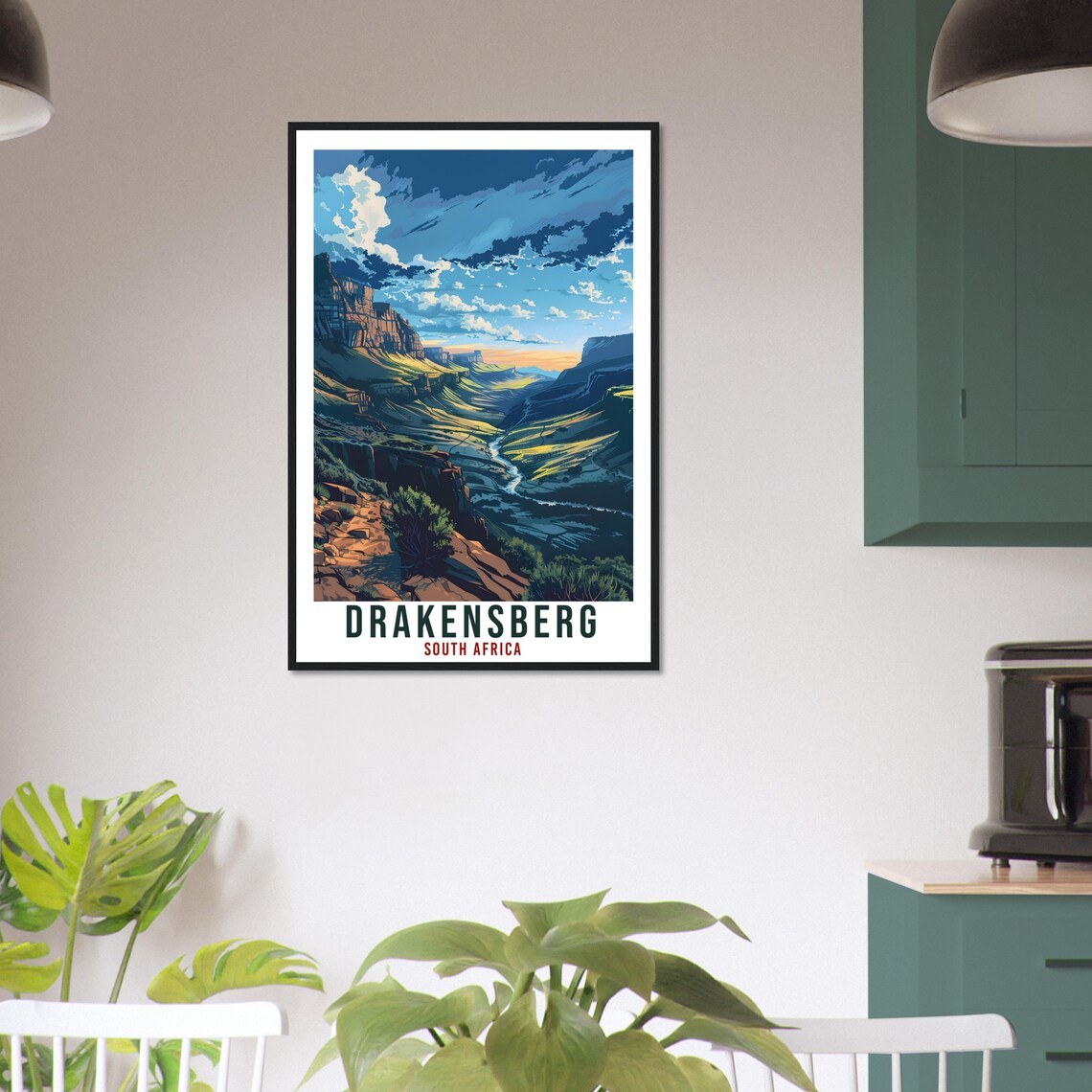 Drakensberg South Africa Travel Poster - Image 3