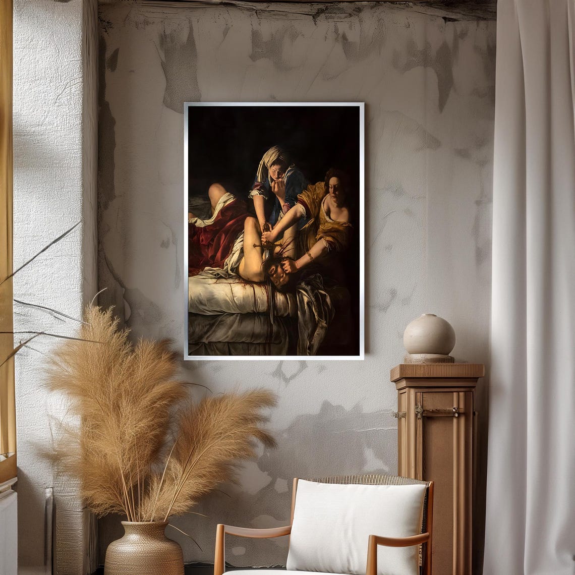 Artemisia Gentileschi Judith Slaying Holofernes Classic Art Poster - Image 3