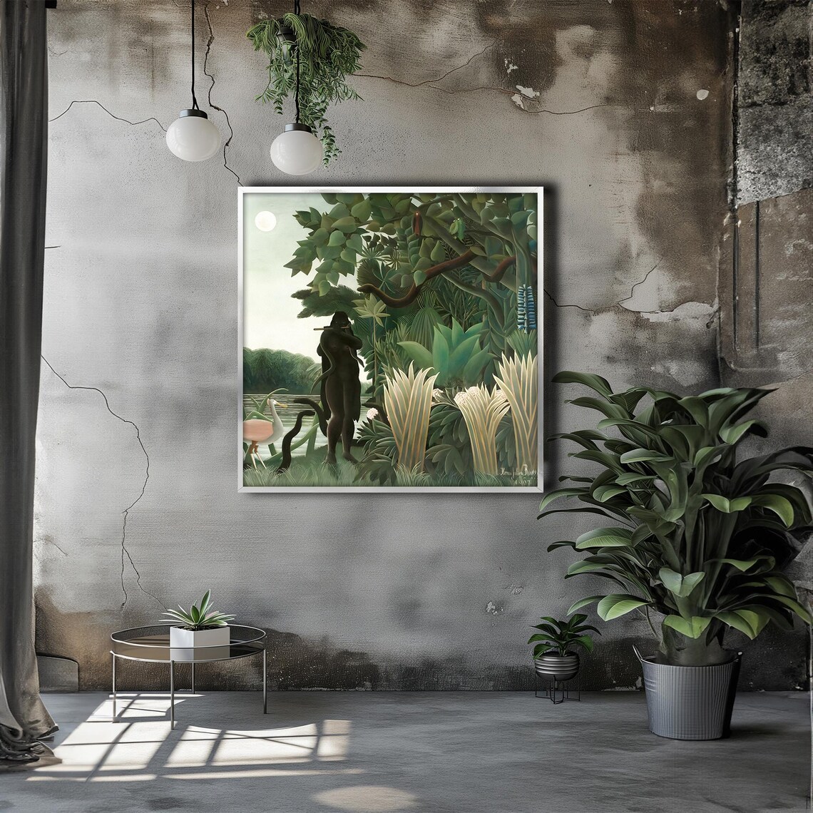 Henri Rousseau The Snake Charmer Moonlit Jungle Mystery Poster - Image 3