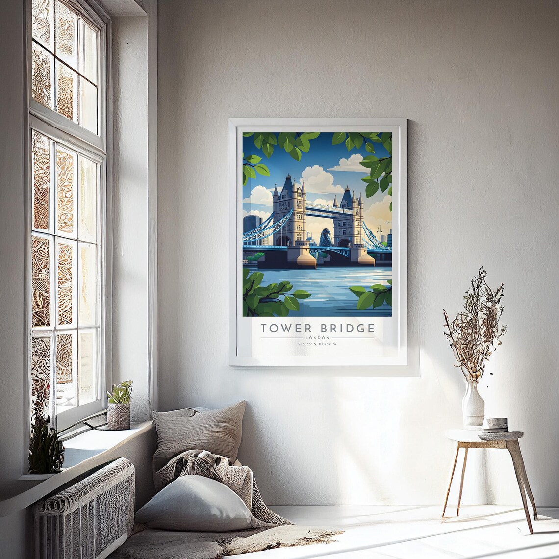 Tower Bridge Travel Poster, London Travel Poster - Image 4