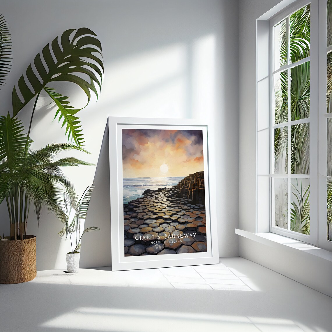 Giants Causeway Travel Poster, Northern Ireland - Image 4