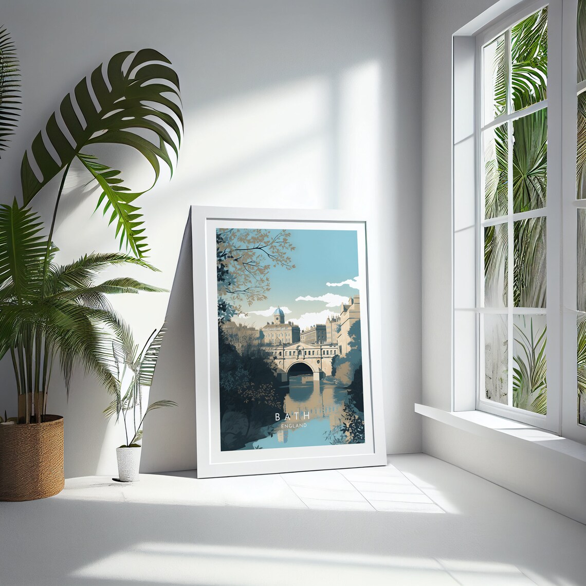 Bath England Travel Poster, Home Decor Art Print - Image 4