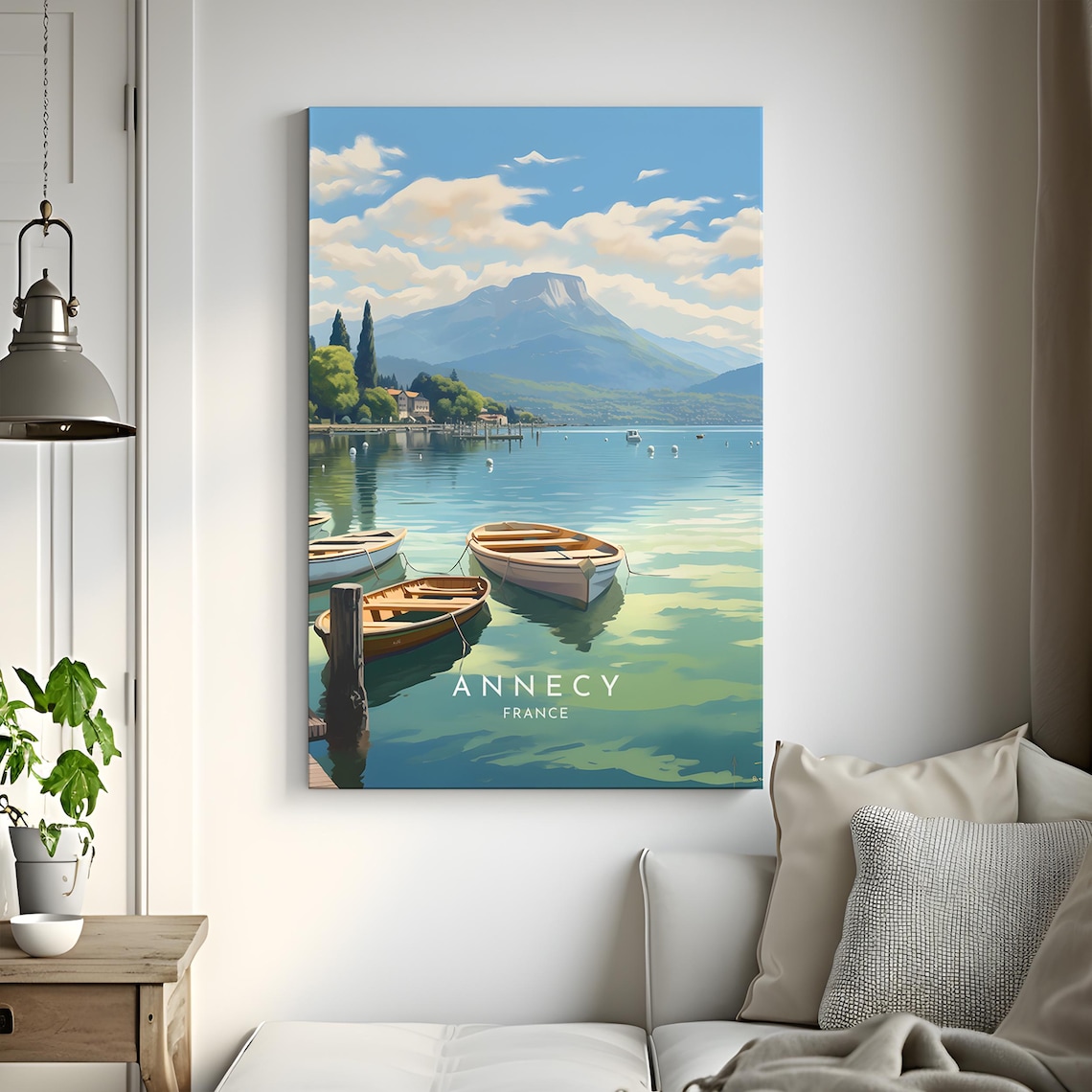 Annecy Travel Poster, France Home Decor Print - Image 3