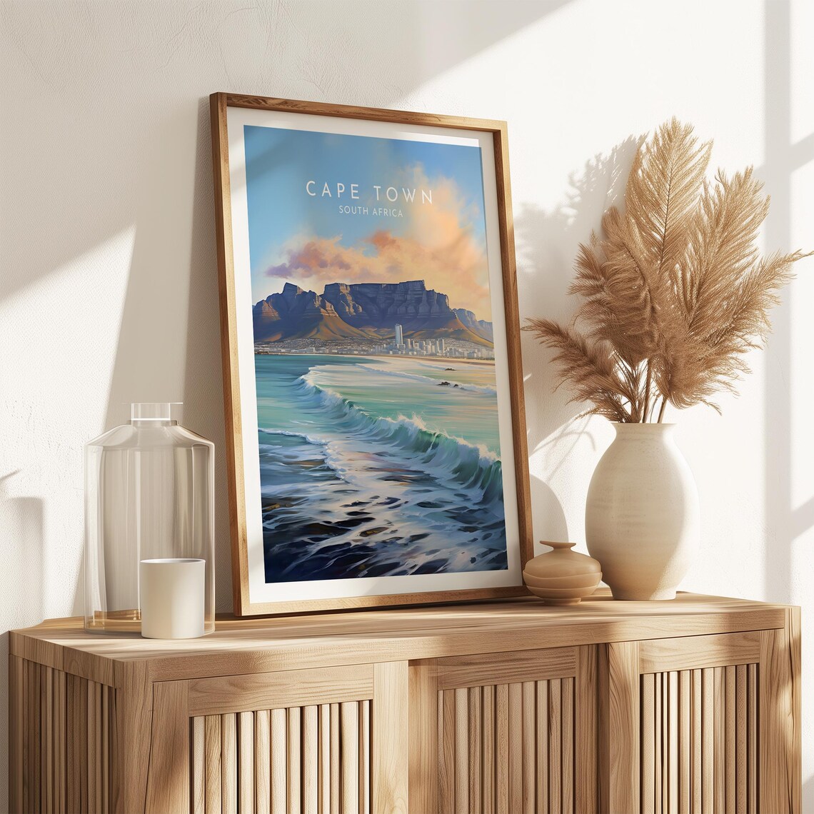 Cape Town Travel Poster, South Africa Home Decor - Image 2