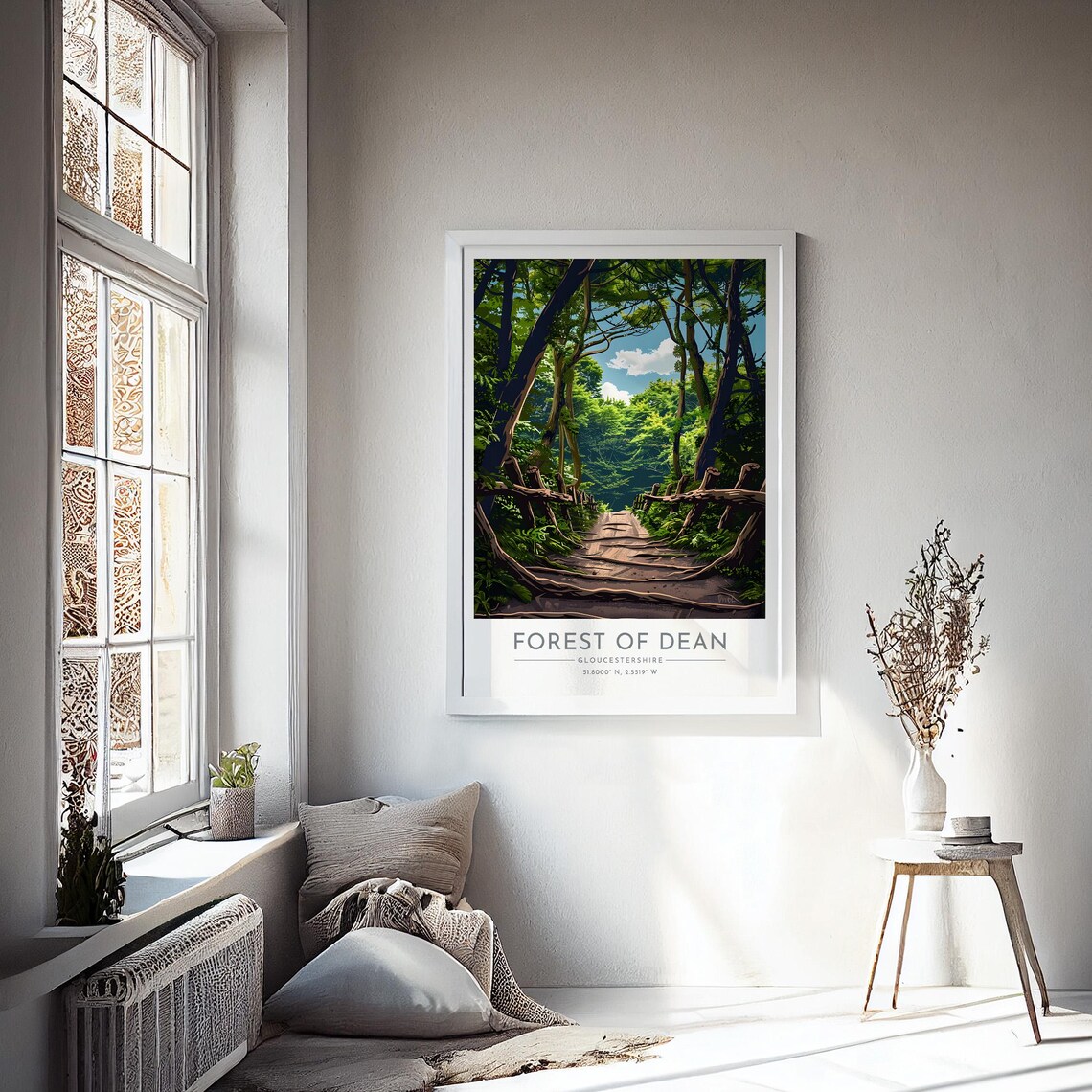 Forest of Dean Travel Poster, Gloucestershire Print - Image 4