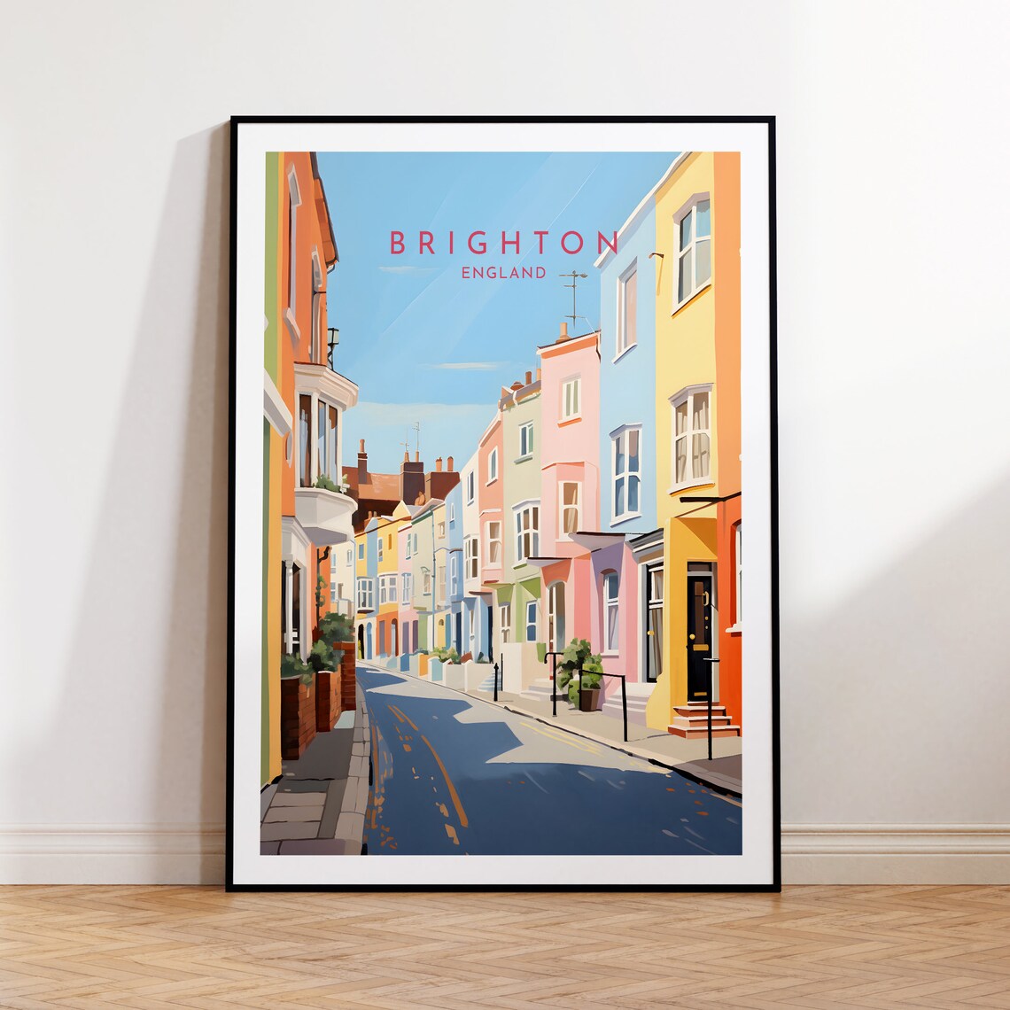 Brighton Travel Poster, England Home Decor