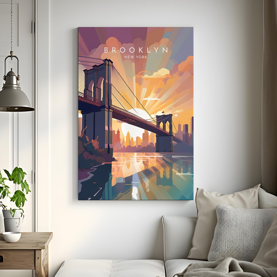 Brooklyn Travel Poster, New York United States - Image 3